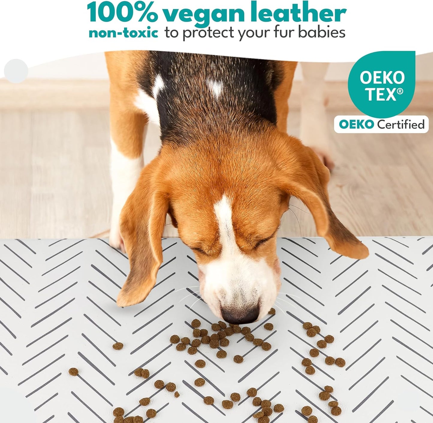 Large Dog Mat for Food and Water,